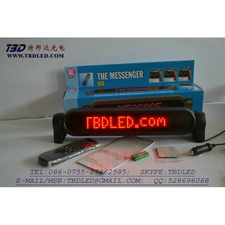D750 LED Car message sign with remote