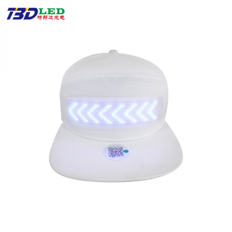 LED发光走字广告帽-内置式