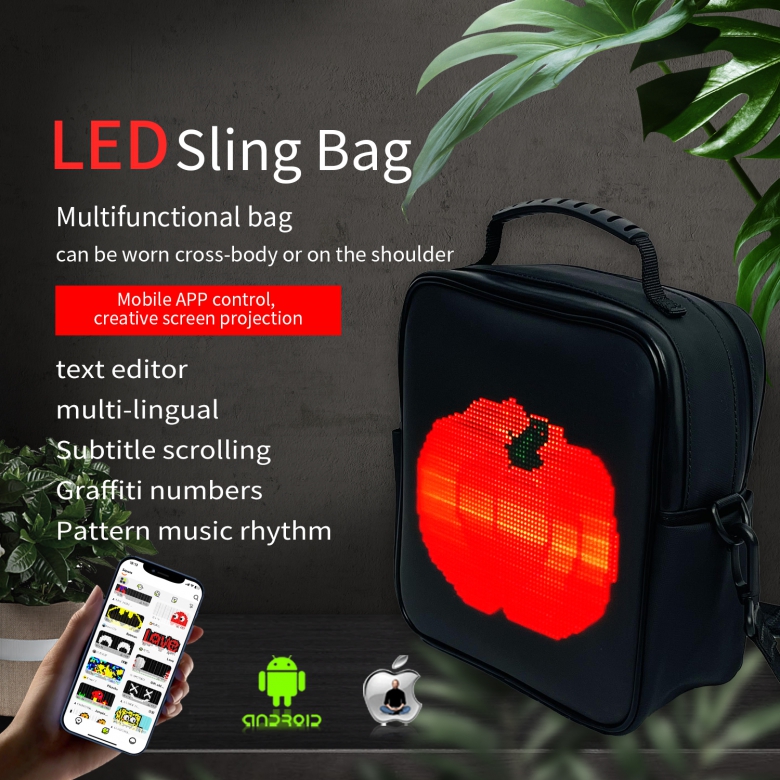 LED广告背包